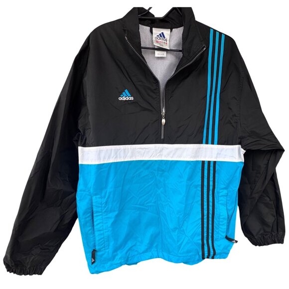 adidas Other - Vintage Y2K Adidas Mens Medium 1/2 Zip Pullover TRACKER HZ Jacket Windbreaker
